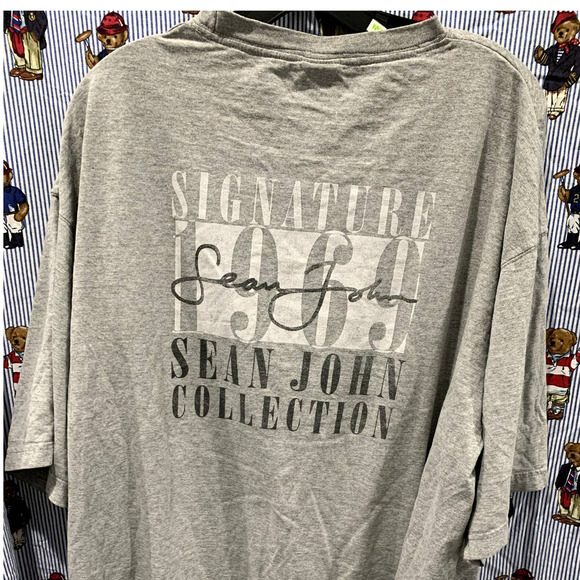 1969 Sean John Collection Signature T-Shirt XL VTG Made In USA - Picture 1 of 5